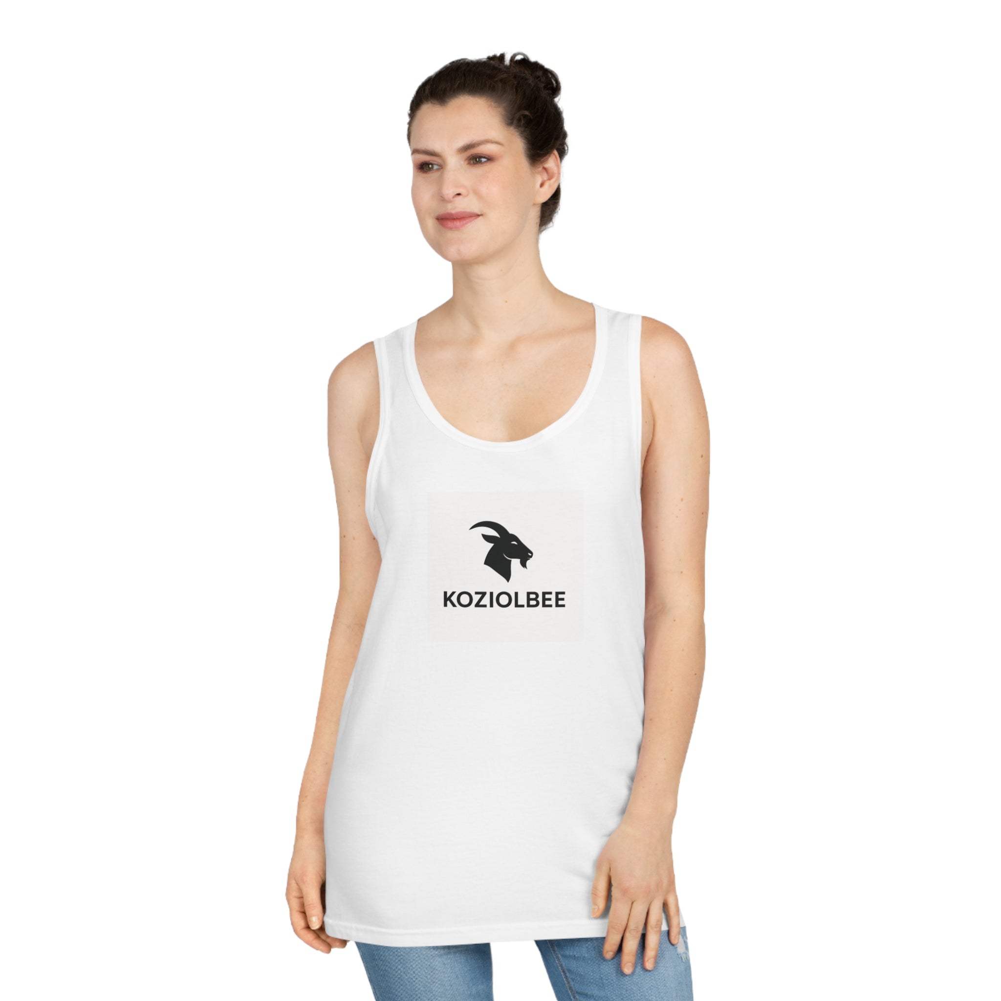 Koziołbee Unisex Tank Top | Stylish Summer Tee for Casual Hangouts, Warm Weather, Gifts, Travel, Barbecues